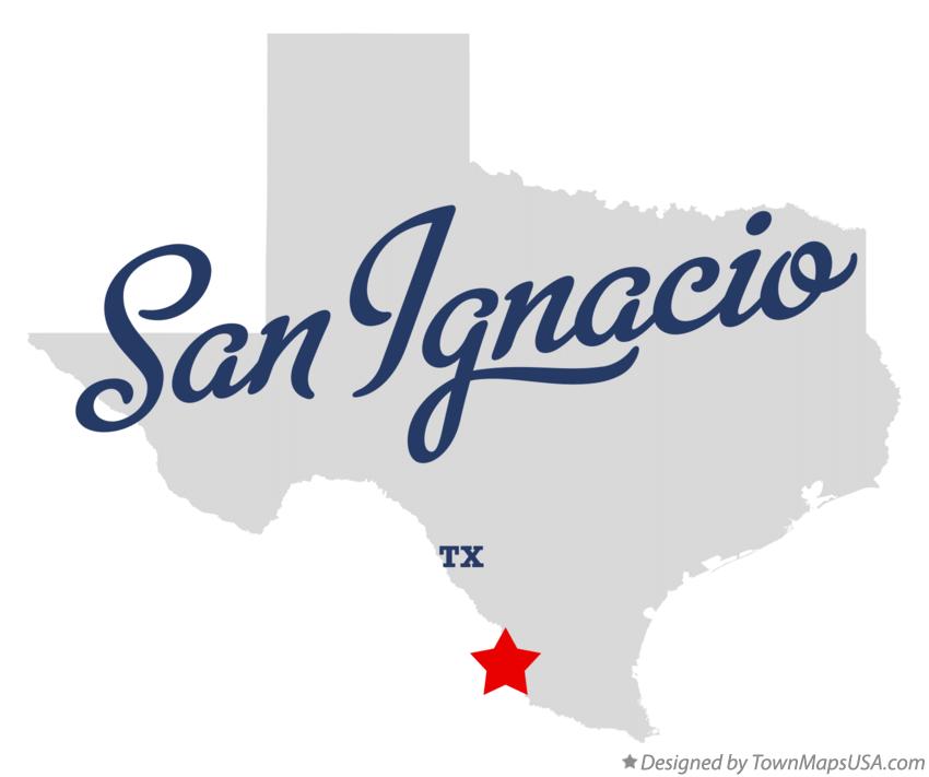 Map of San Ignacio, TX, Texas