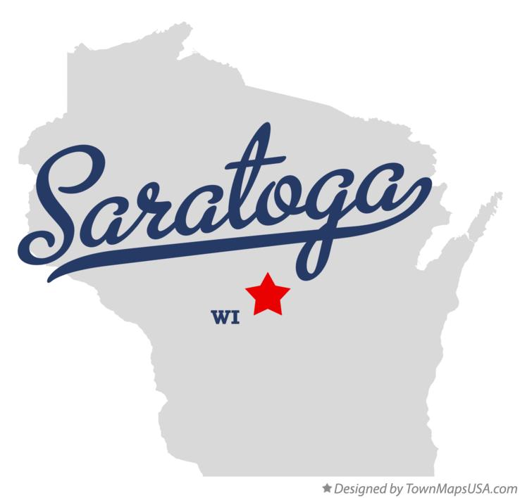 Map of Saratoga, WI, Wisconsin