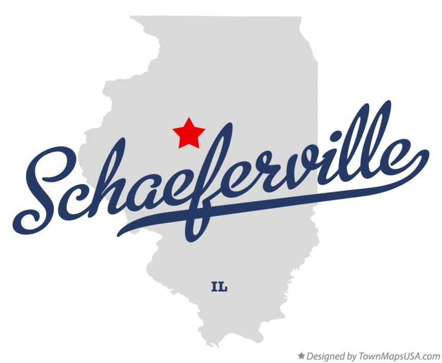 Map of Schaeferville, IL, Illinois