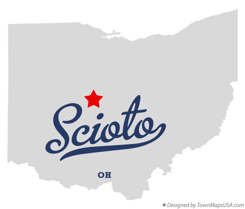 Map of Scioto, Delaware County, OH, Ohio