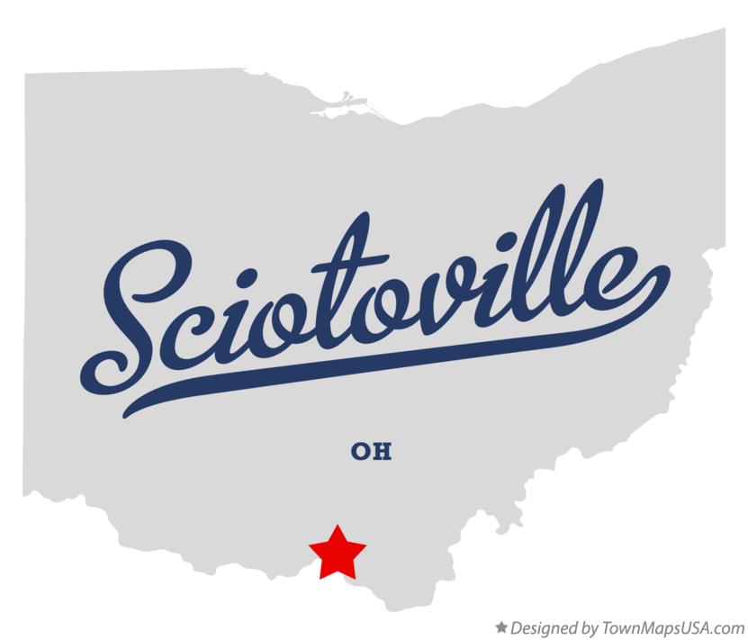 Map of Sciotoville, OH, Ohio