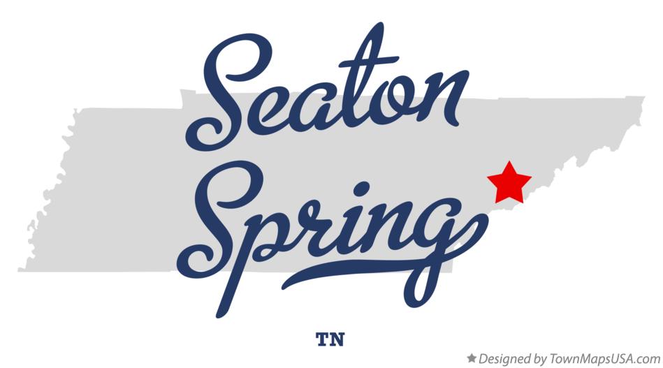 Map of Seaton Spring, TN, Tennessee