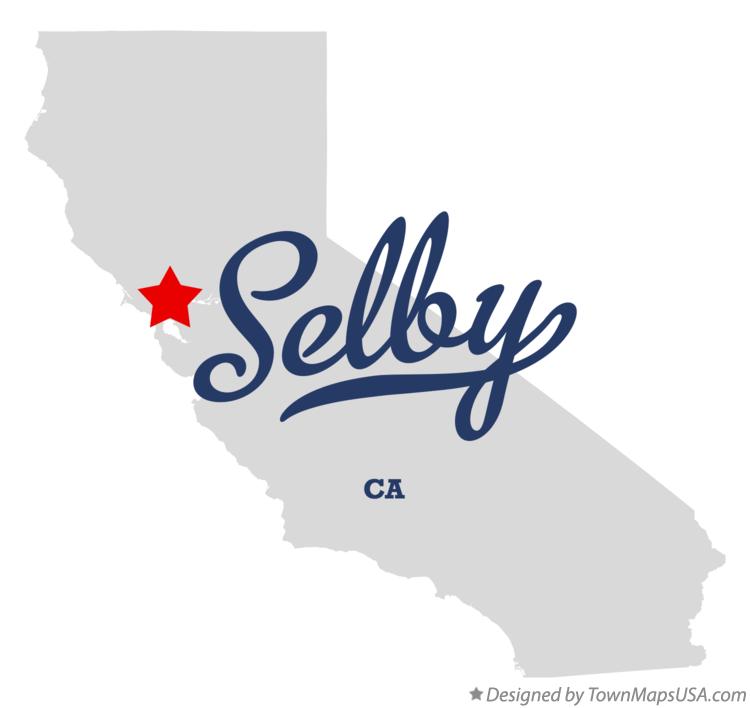 Map of Selby, CA, California