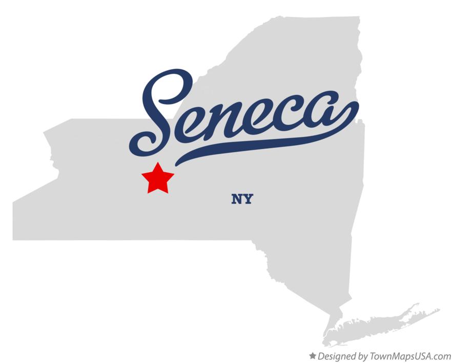 Map of Seneca, NY, New York