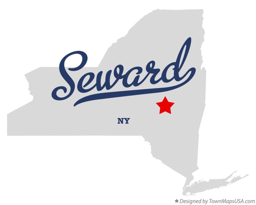 Map of Seward, NY, New York