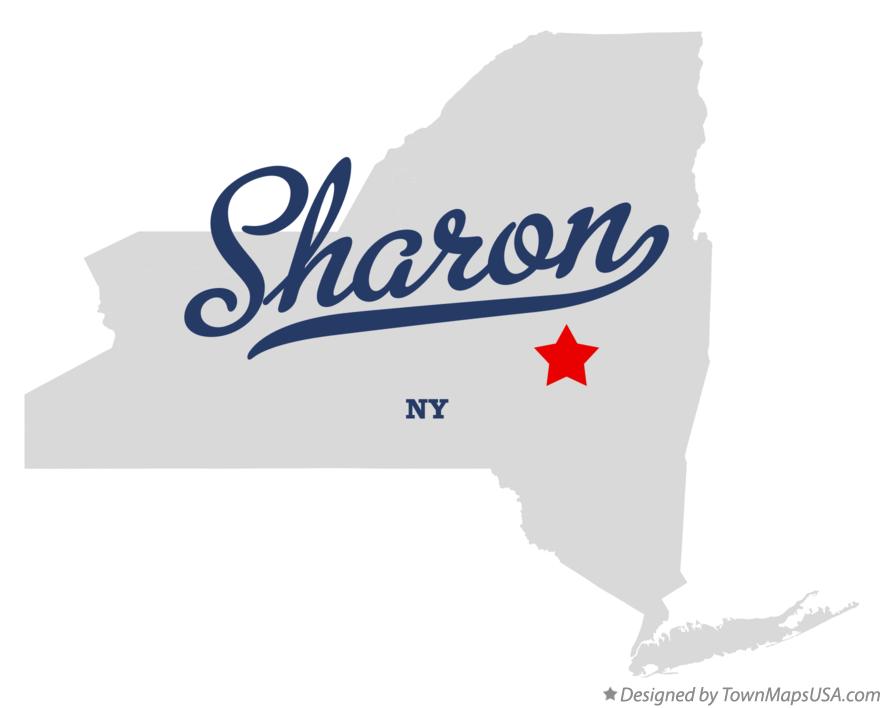 Map of Sharon, NY, New York