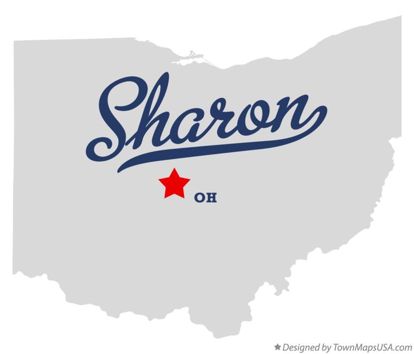 Map of Sharon, Franklin County, OH, Ohio