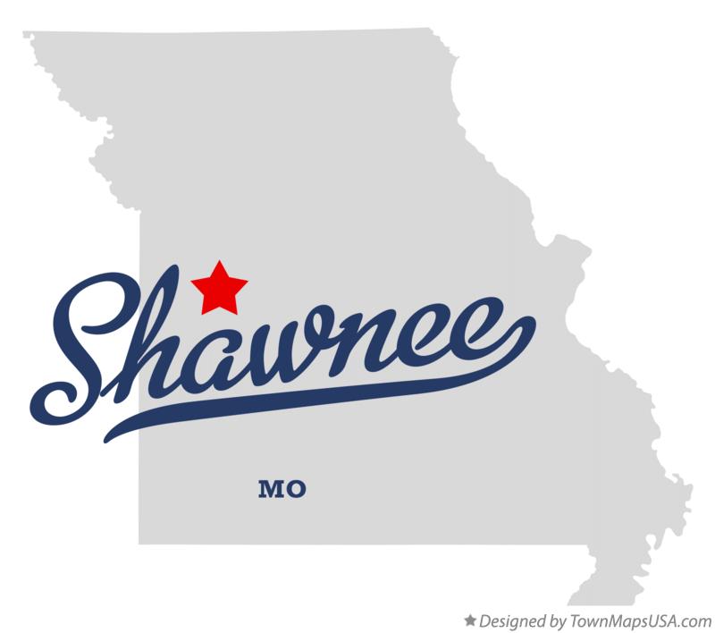 Map of Shawnee, Henry County, MO, Missouri
