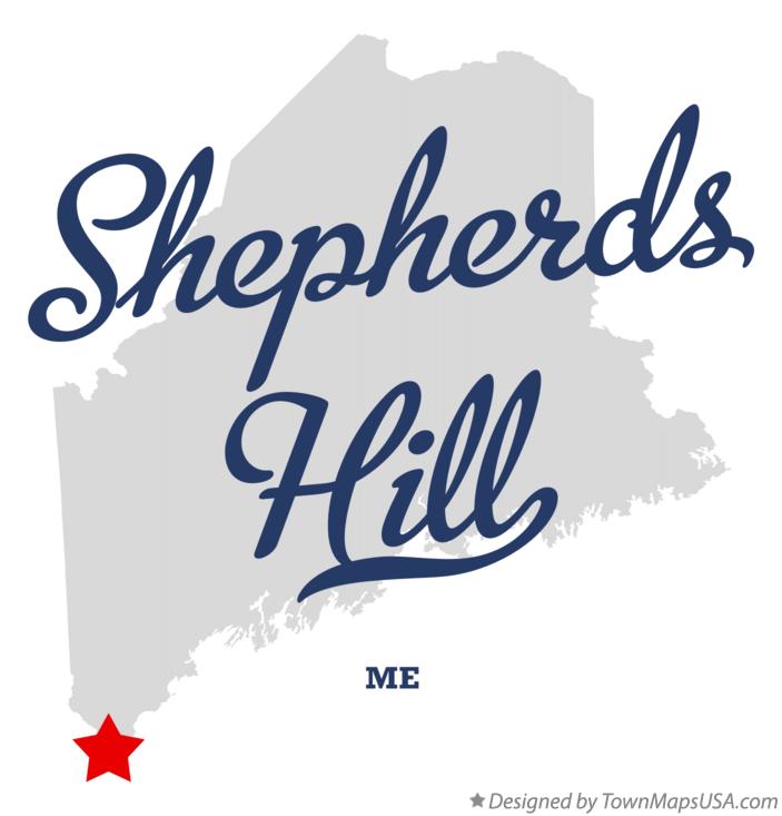 Map of Shepherds Hill, ME, Maine