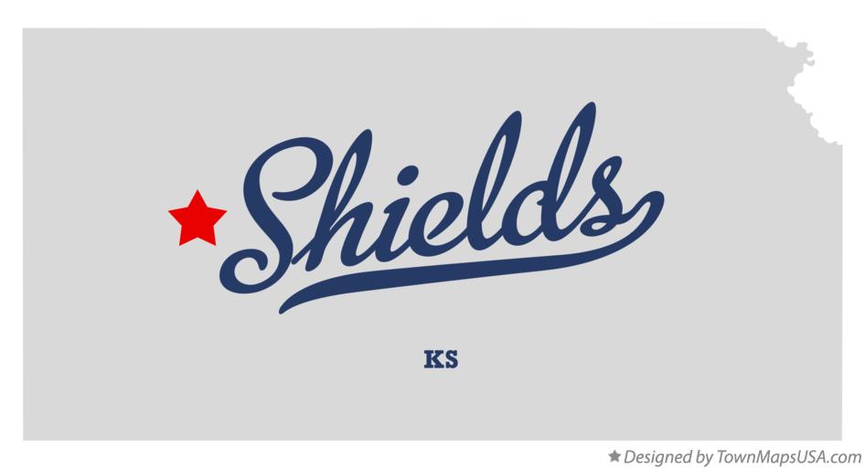 Map of Shields, KS, Kansas