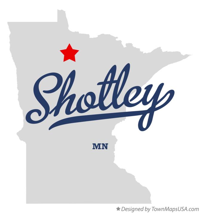 Map of Shotley, MN, Minnesota