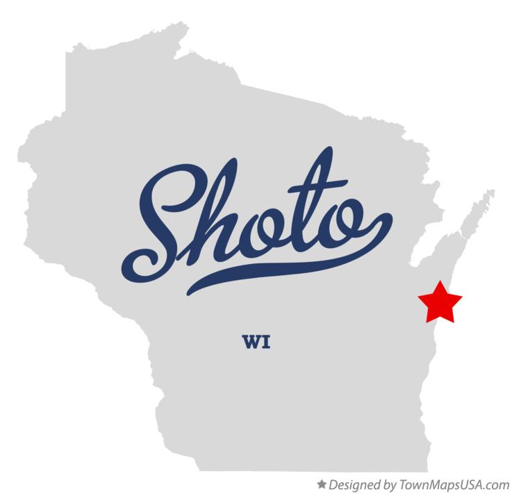 Map of Shoto, WI, Wisconsin