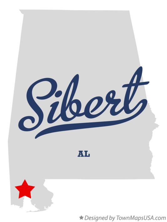 Map of Sibert, AL, Alabama