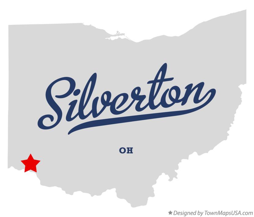 Map of Silverton, OH, Ohio