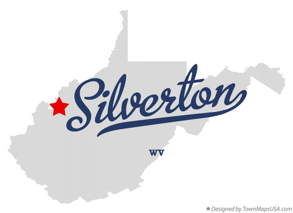 Map of Silverton, WV, West Virginia