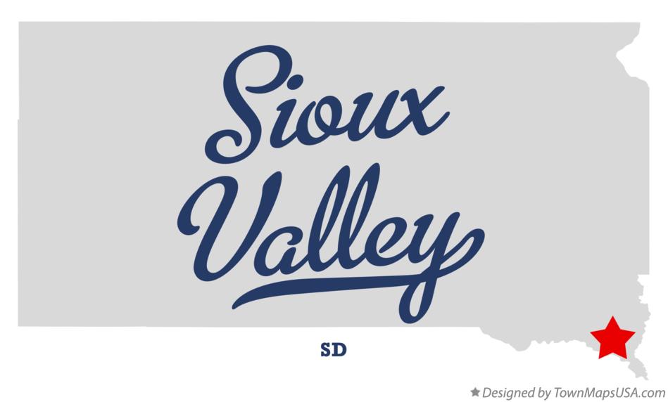 Map of Sioux Valley, SD, South Dakota