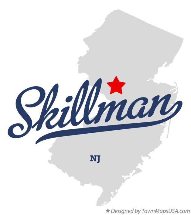 Map of Skillman, NJ, New Jersey