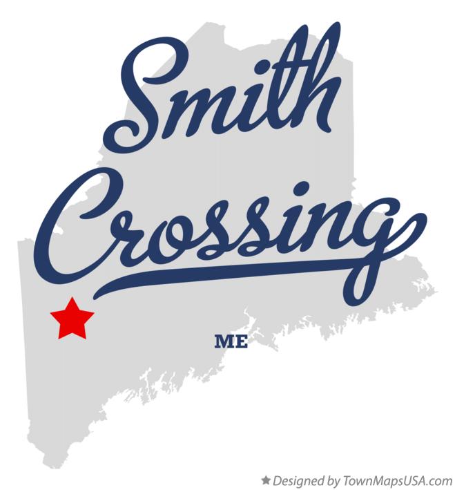 Map of Smith Crossing, ME, Maine