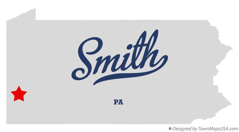 Map of Smith, PA, Pennsylvania