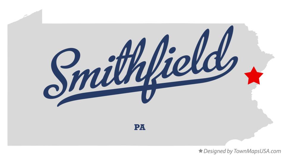Map of Smithfield, Monroe County, PA, Pennsylvania
