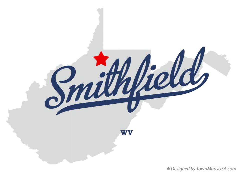 Map of Smithfield, WV, West Virginia
