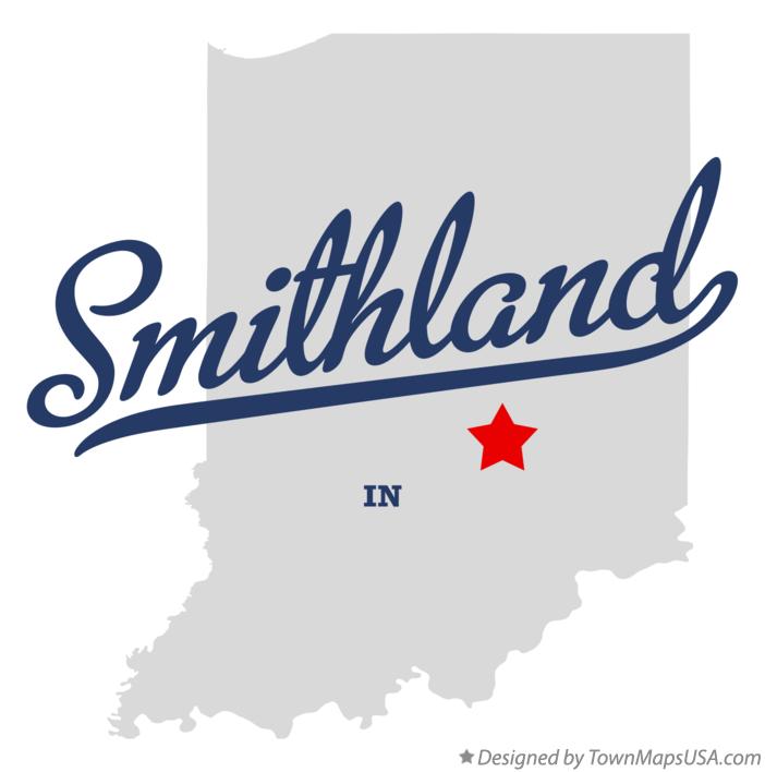Map of Smithland, IN, Indiana
