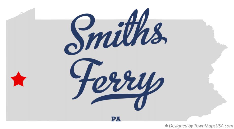 Map of Smiths Ferry, PA, Pennsylvania