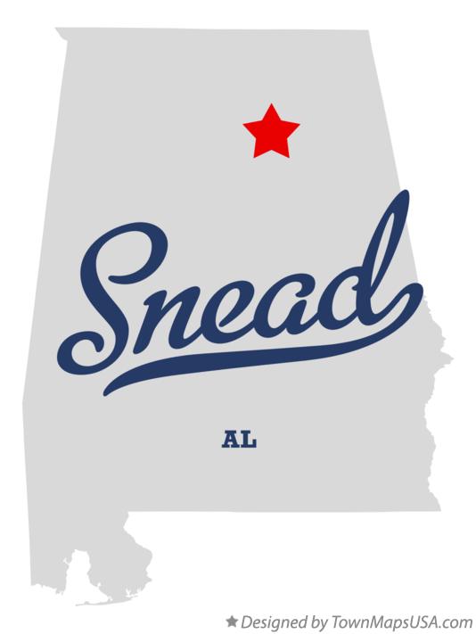 Map of Snead, AL, Alabama
