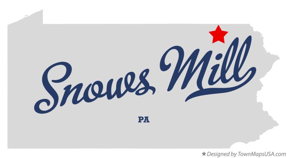 Map of Snows Mill, PA, Pennsylvania