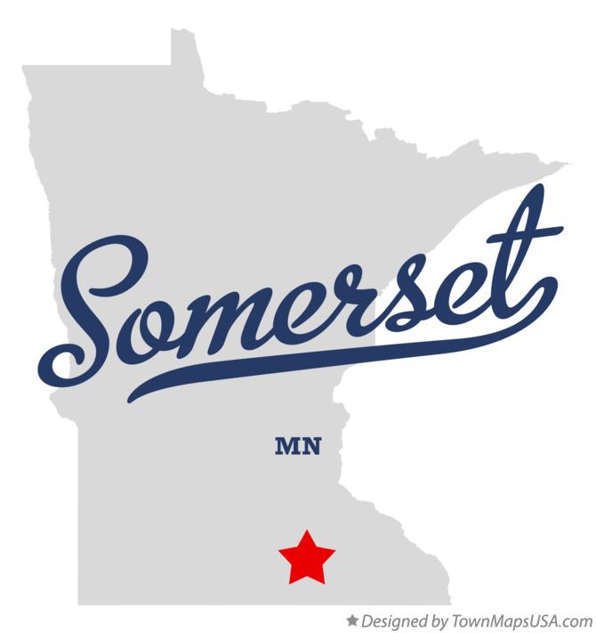 Map of Somerset, MN, Minnesota