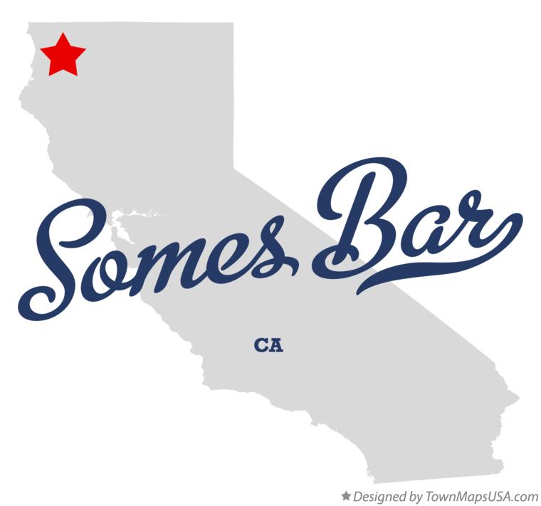 Map of Somes Bar, CA, California