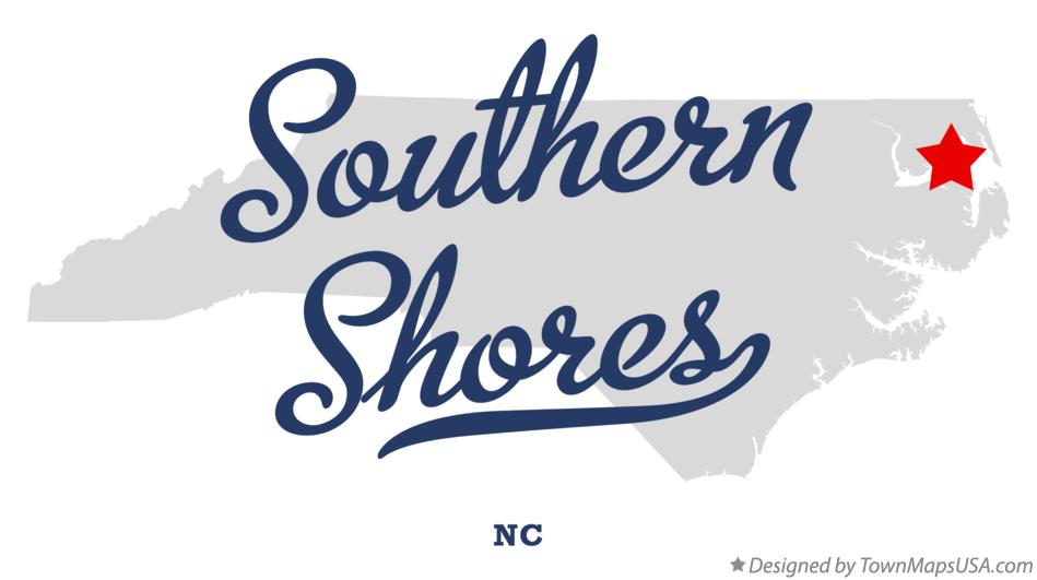 Map Of Southern Shores North Carolina Bab Gertrude