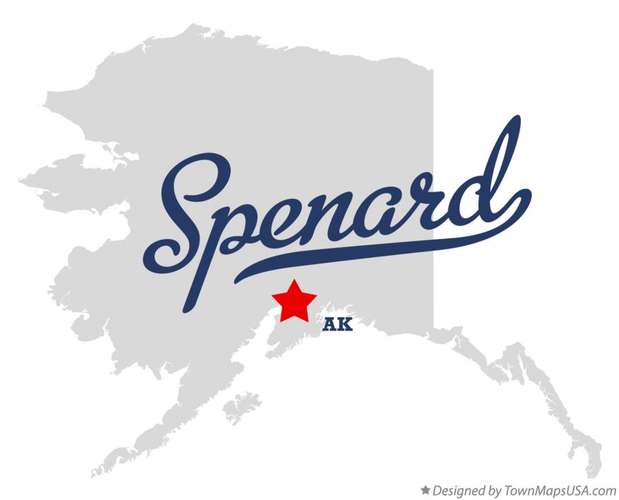 Map of Spenard, AK, Alaska