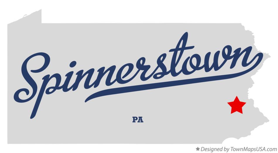 Map of Spinnerstown, PA, Pennsylvania