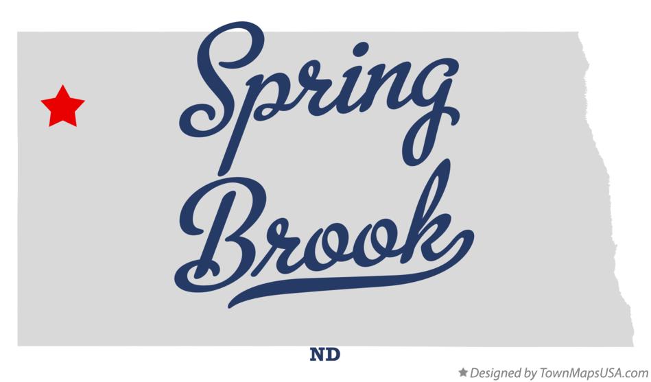 Map of Spring Brook, ND, North Dakota