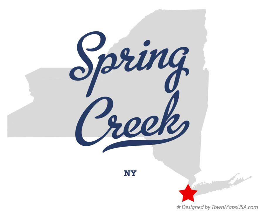 Map of Spring Creek, NY, New York