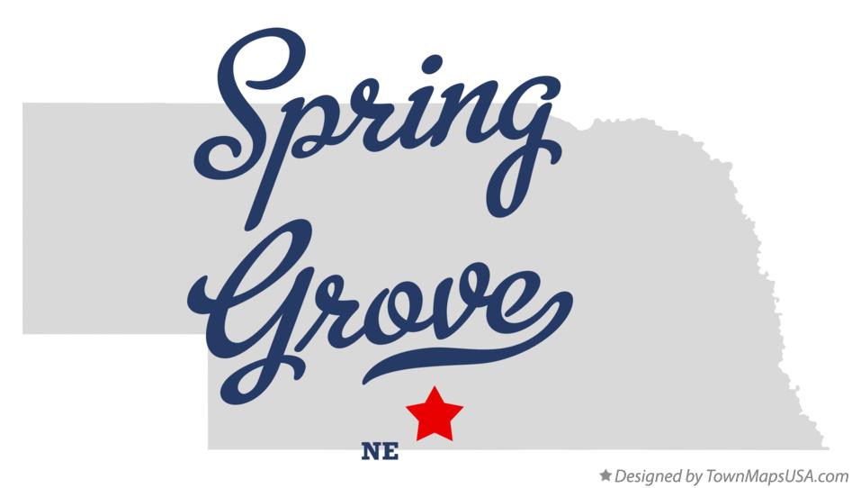 Map of Spring Grove, NE, Nebraska
