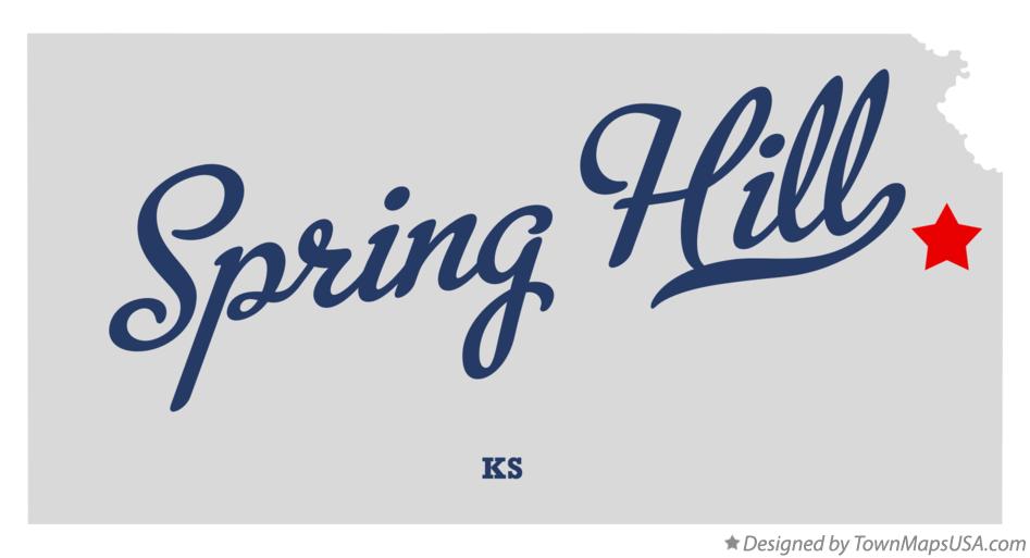 Map of Spring Hill, KS, Kansas