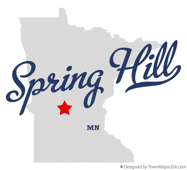 Map of Spring Hill, MN, Minnesota