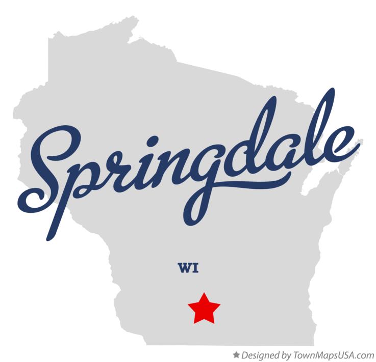 Map of Springdale, WI, Wisconsin