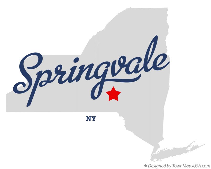 Map of Springvale, NY, New York