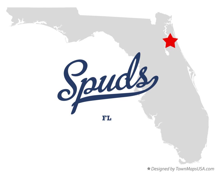Map of Spuds, FL, Florida