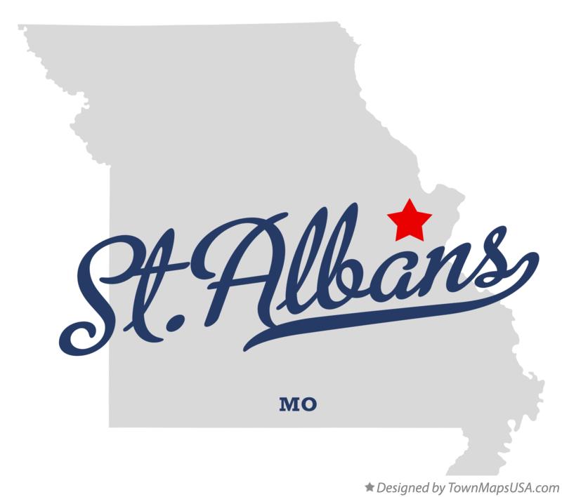 Map of St.Albans, MO, Missouri