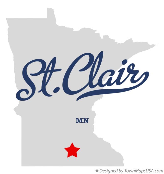 Map of St.Clair, MN, Minnesota