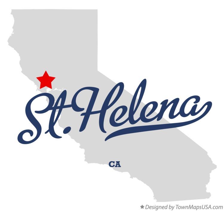St Helena California Map Allina Madeline