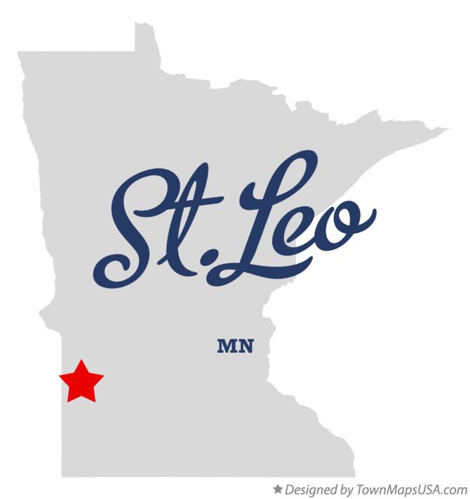Map of St.Leo, MN, Minnesota