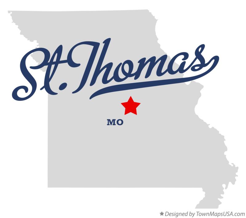 Map of St.Thomas, MO, Missouri