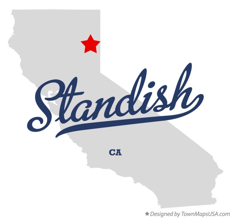 Map of Standish, CA, California