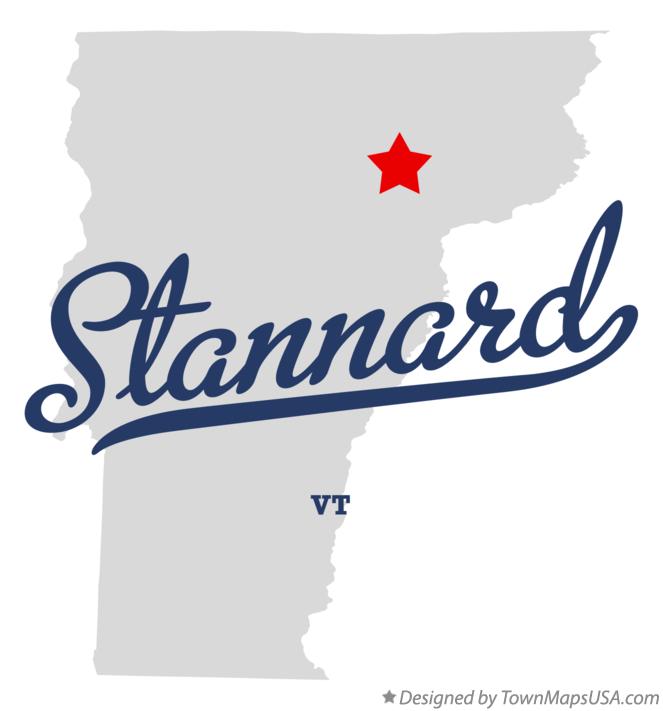 Map of Stannard, VT, Vermont