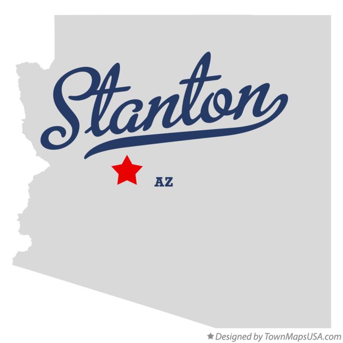 Map of Stanton, AZ, Arizona